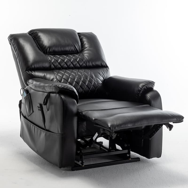 Massage Recliner Power Lift Recliner Chair,Theater Padded Seat