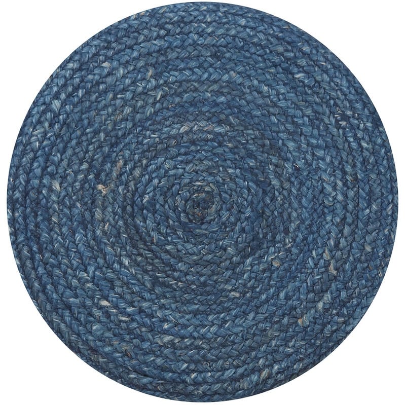 HERAT ORIENTAL Handmade Kilim Upholstered Round Stool