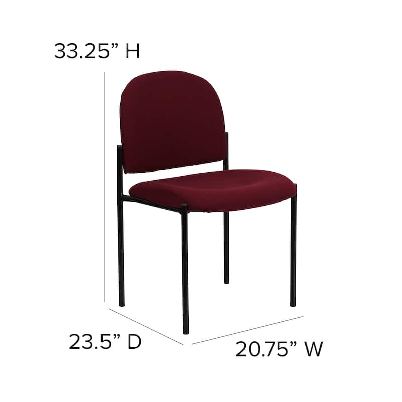 Comfort Stackable Steel Side Reception Chair