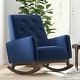 preview thumbnail 2 of 8, Westham Modern Indoor Nursery Rocking Armchair for Bedroom and Livingroom