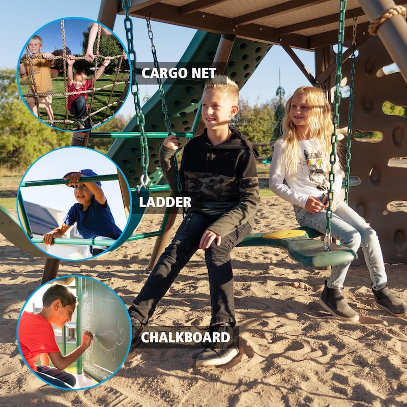 Lifetime Big Stuff Swing Set (Earthtone)