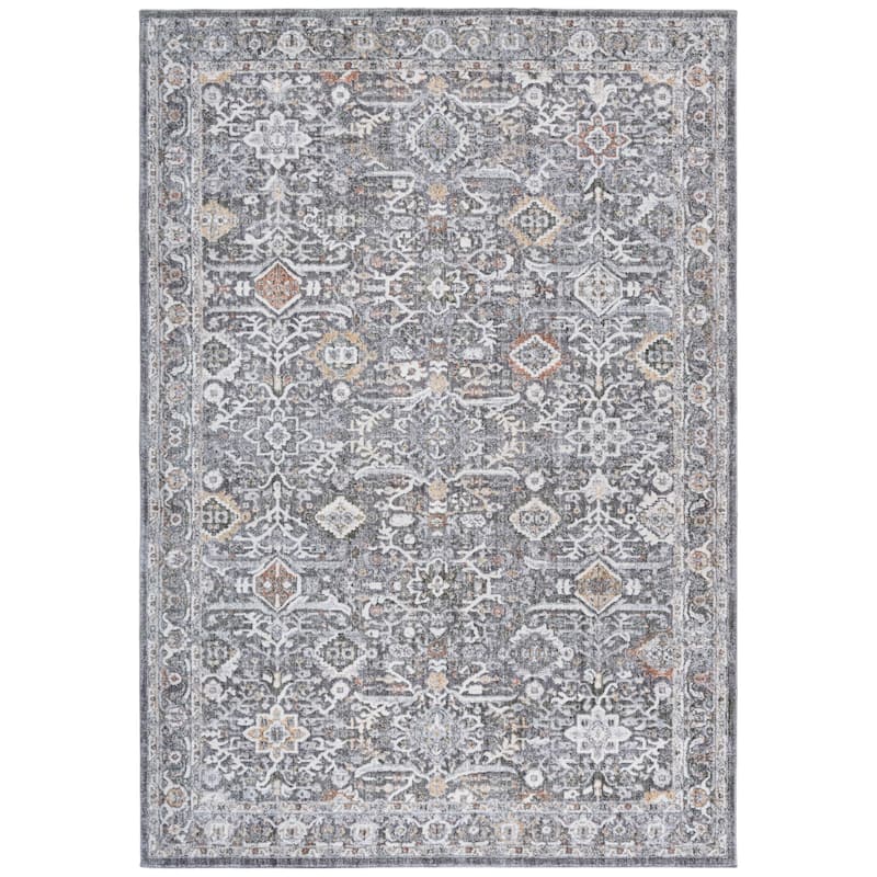 SAFAVIEH Scarlett Jordana Transitional Rug - 4' x 6' - Grey/Ivory Rust
