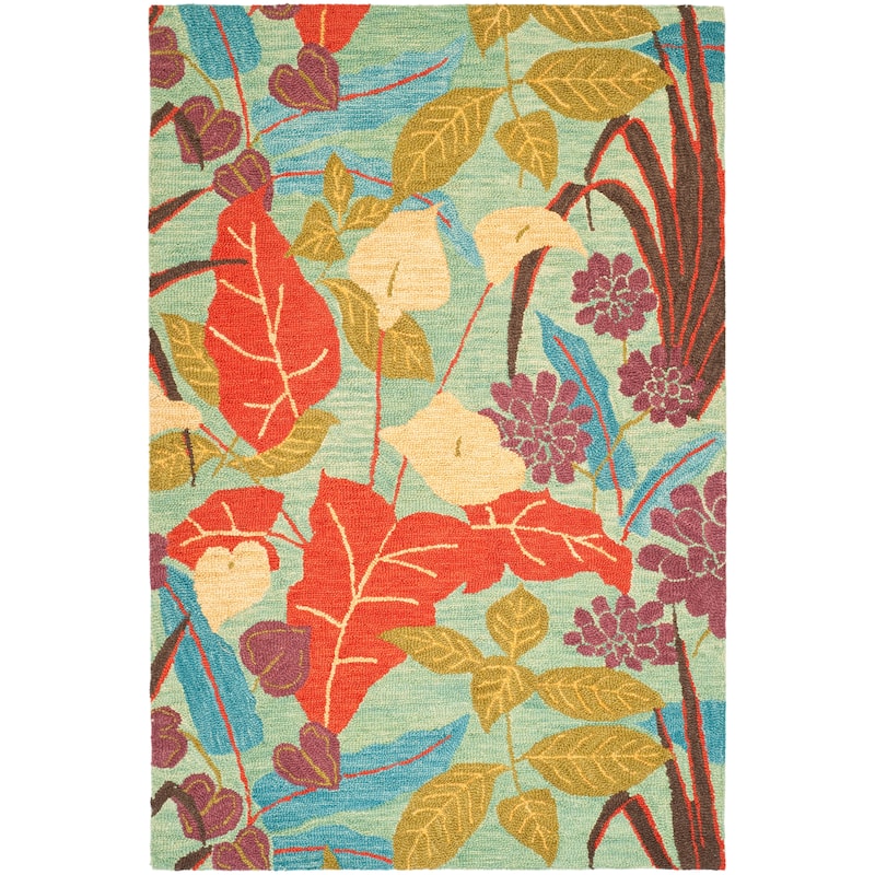 SAFAVIEH Handmade Blossom Celene Traditional Wool Rug