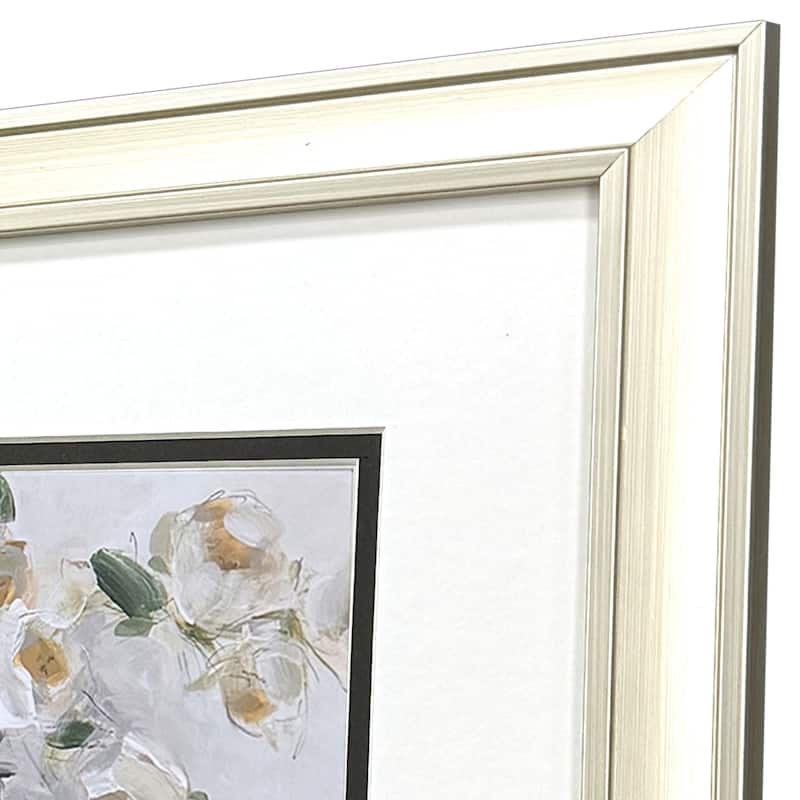 HomeRoots Set Of Two Rendition Rhapsody Gold Framed Wall Art