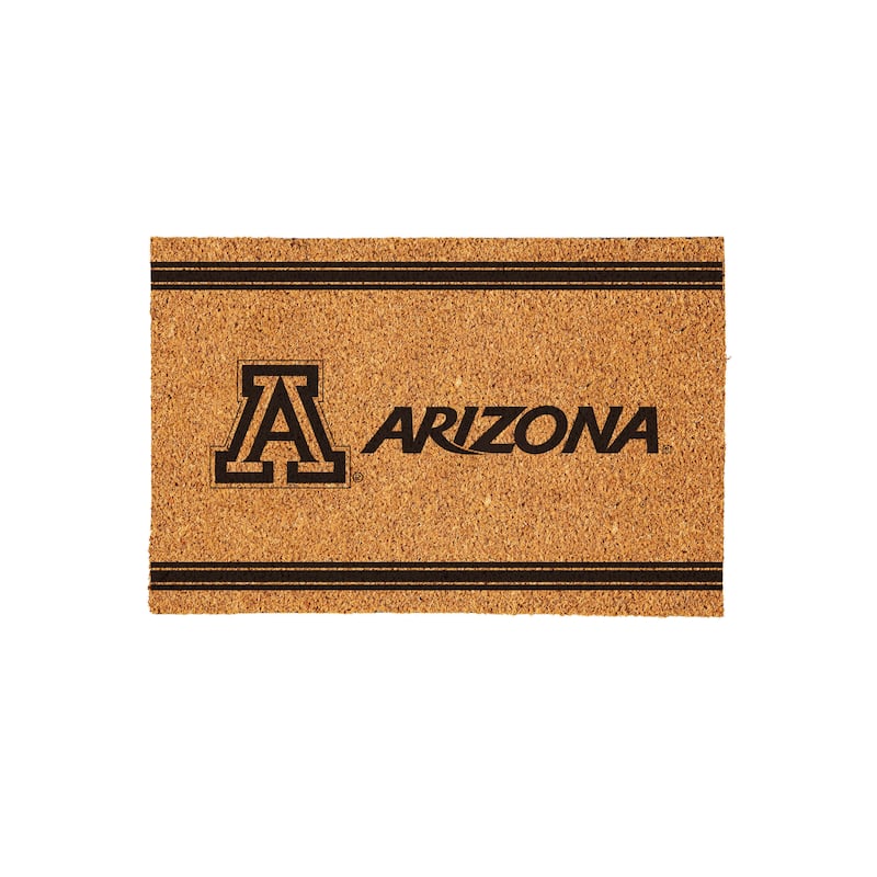 University of Arizona Monochrome Indoor/Outdoor Coir Door Mat