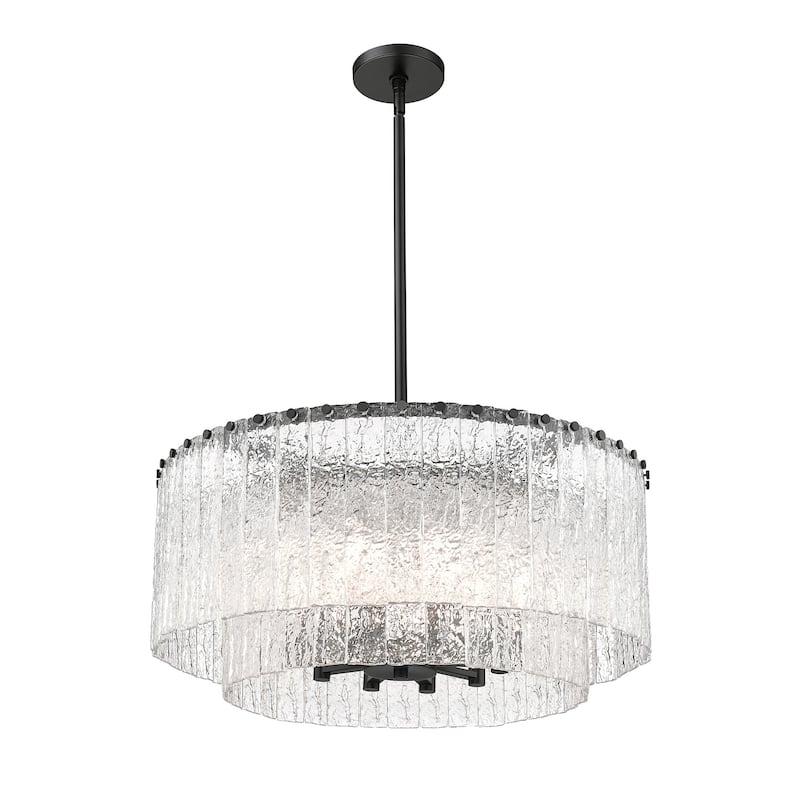 Z-Lite 1943P26-2 Glacier 10 Light 28" Wide Pendant