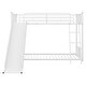preview thumbnail 6 of 19, Twin over Twin Bunk Bed with Slide and Ladder