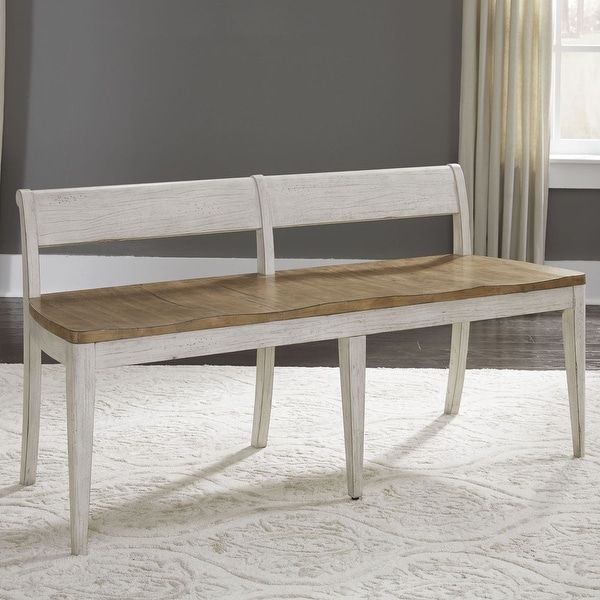 Liberty Furniture Farmhouse Reimagined Bench White