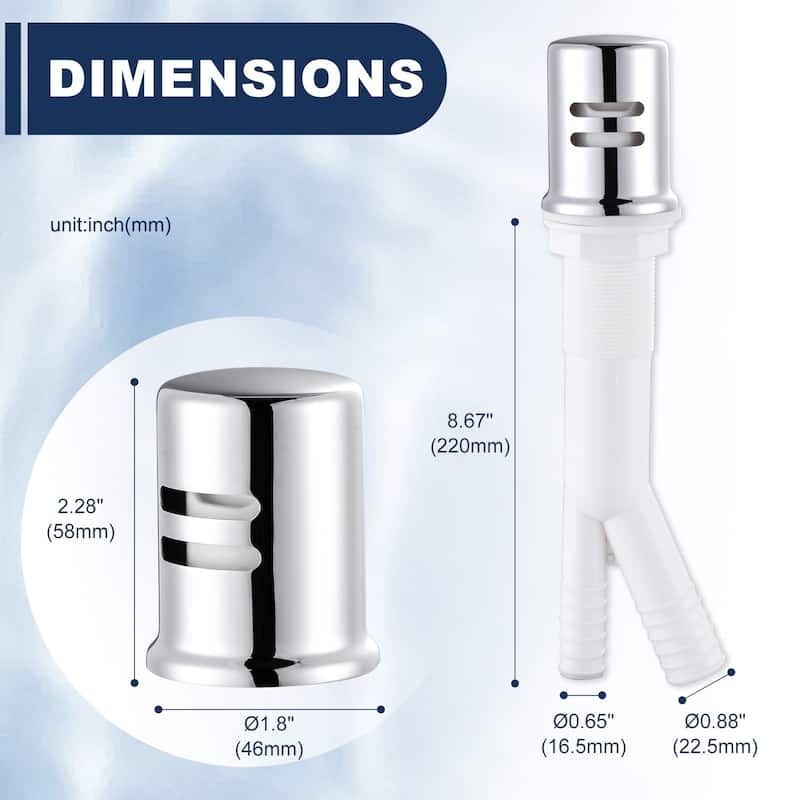 WOWOW Dishwasher Air Gap Cover for Kitchen Sink - N/A