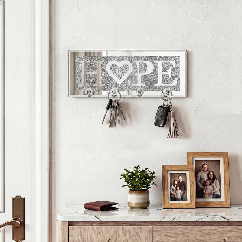 Mirrored Key Holder for Wall Decorative - HOPE