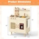 preview thumbnail 5 of 18, Gymax Play Kitchen w/Realistic Ice Maker Stove Accessories & Water