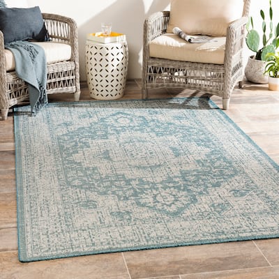 Ronald Indoor / Outdoor Medallion Area Rug