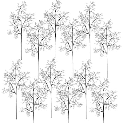 A&B Home Set of 12 30"H Coral Sprays