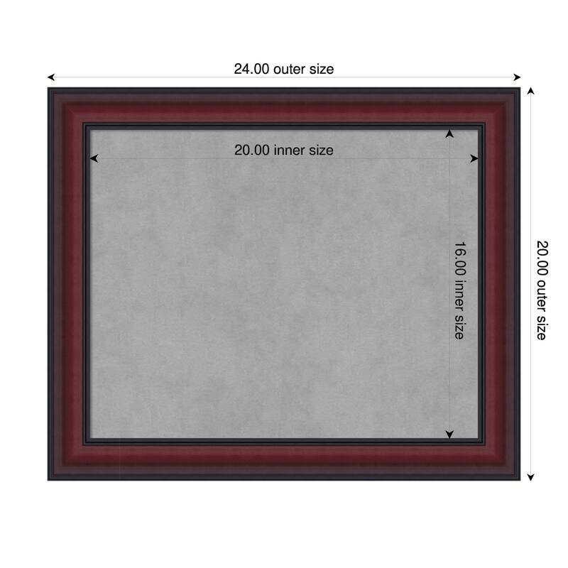 Amanti Art Dalat Black Framed - 24 x 20 in - Dalat Cherry