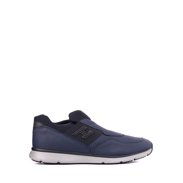 navy blue slip on trainers womens