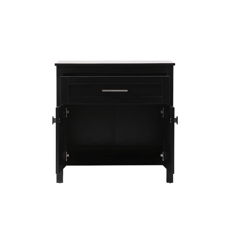 Indigo Home 30 Inch Bathroom Storage Freestanding Cabinet - 30 x 16
