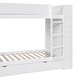 preview thumbnail 16 of 30, Twin over Twin Bunk Bed With 2 Drawers and Multi-layer Cabinet