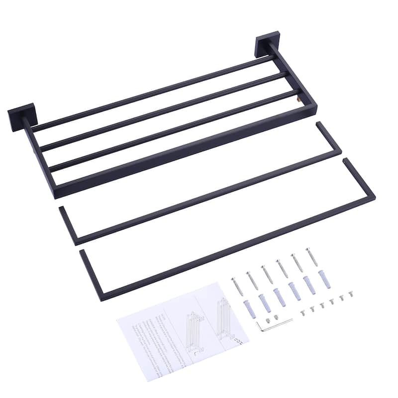 Two Towel Holders Wall mounted Towel Rack