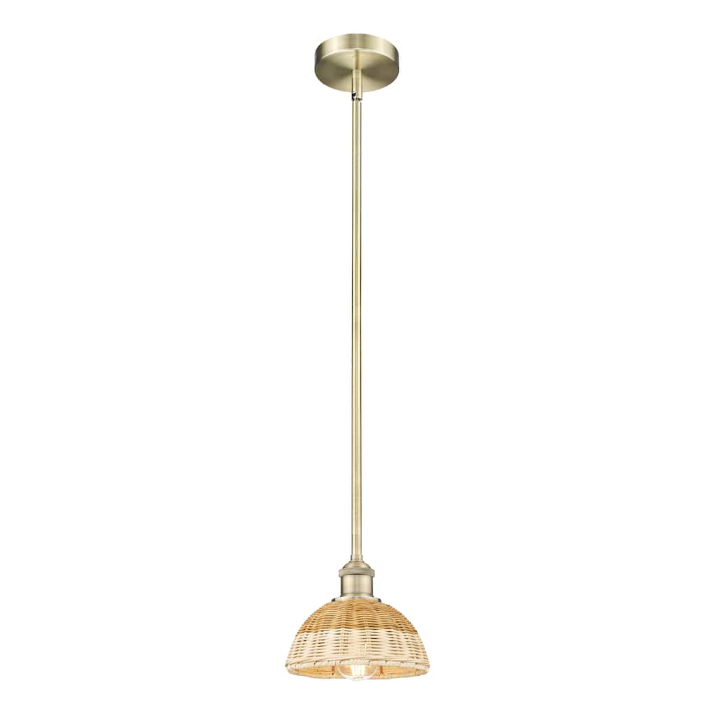 Innovations Lighting Endless Possibilities Edison - Bristol Natural II - 1 Light 8" Stem Hung Mini Pendant