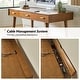 preview thumbnail 7 of 13, Erich Mid Century Modern 48" Computer Desk with USB by HULALA HOME