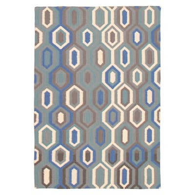 Ankara FW Grey Kilim 5'2" x 7'9" - 5'2 x 7'9