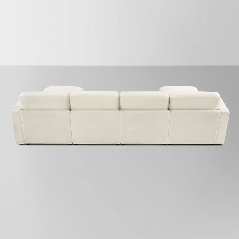 Cathy Oversized Modular Sectional Sofa Cloud Couch for living room