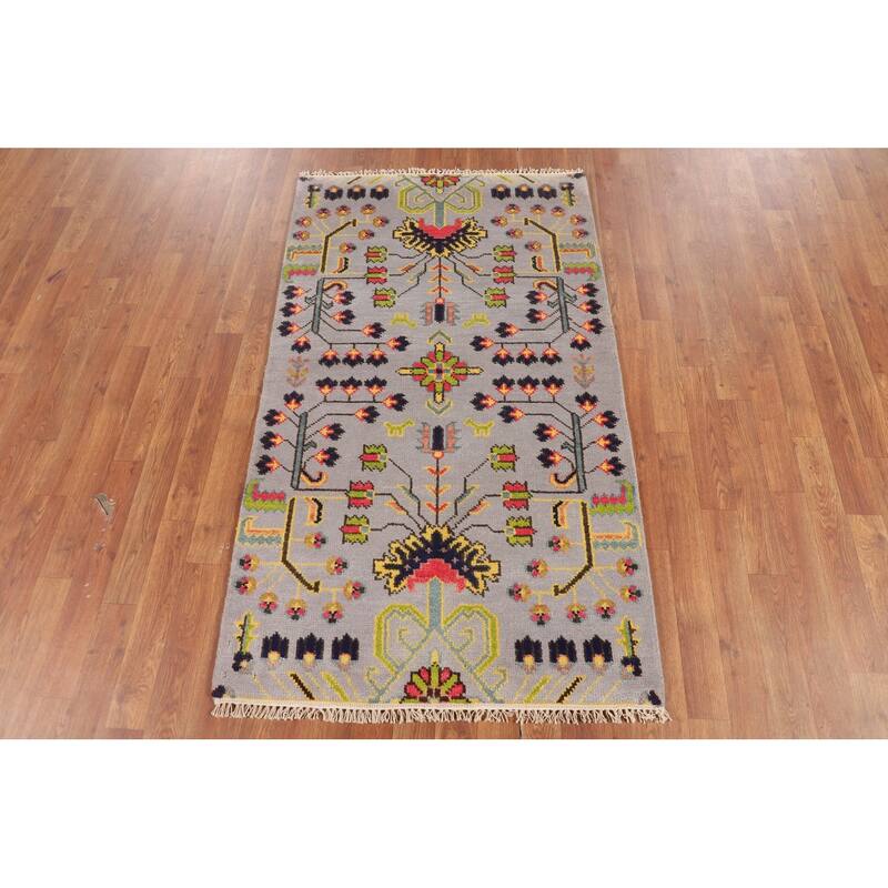 Ziegler Indian Foyer Rug Handmade Wool Carpet - 3'0"x 5'2"