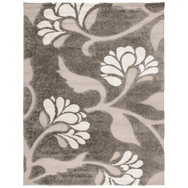 SAFAVIEH Florida Shag Neliha Floral 1.2-inch Thick Rug