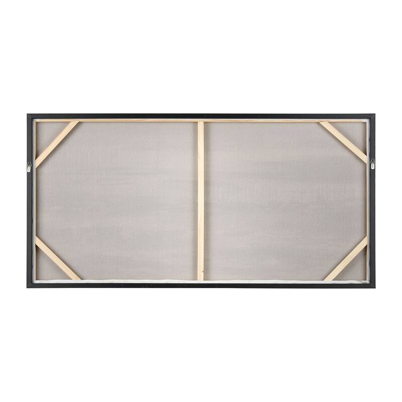 Elk Home Renew Gray Finish Fabric 55 Inch Wide Wall Art