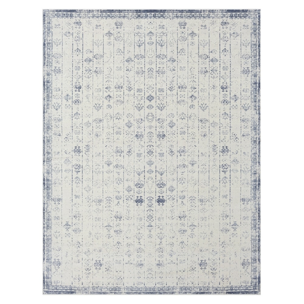 Sevita Transitional Casual Tribal Machine Washable Indoor Area Rug