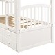 preview thumbnail 10 of 13, Convertible Twin Bunk Bed with Trundle, Drawers & Ladders