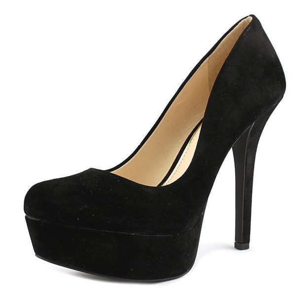 jessica simpson black platform shoes