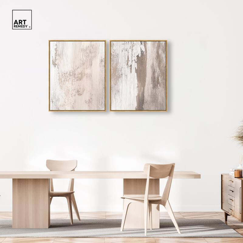 Striated Texture III Canvas Set of 2 by Art Remedy