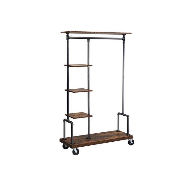 Bed bath and beyond 2025 clothes rack on wheels