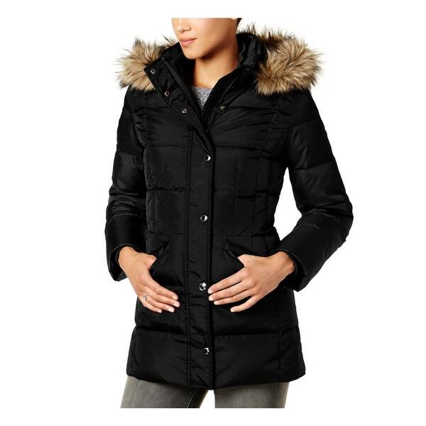 Shop London Fog Womens Down Coat Winter Faux Fur M Overstock 28248523