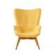 preview thumbnail 45 of 73, Hariata Mid-century Modern Wingback Chair and Ottoman by Christopher Knight Home