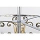 preview thumbnail 15 of 16, Theofy 18 Inch Glam-Modern Drum Shade Semi Flush Mount 3-Light