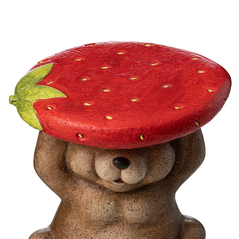 Glitzhome 12.5"H Decorative Garden Stool or Planter Stand