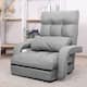 Adjustable 6-Position Floor Chair Folding Lazy Gaming Sofa,Indoor Chaise Lounge Sofa