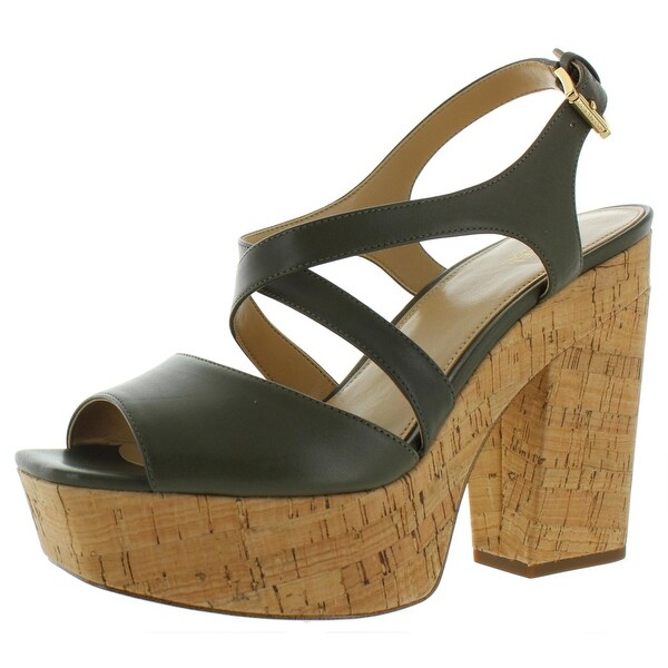 michael michael kors abbott platform wedge sandals