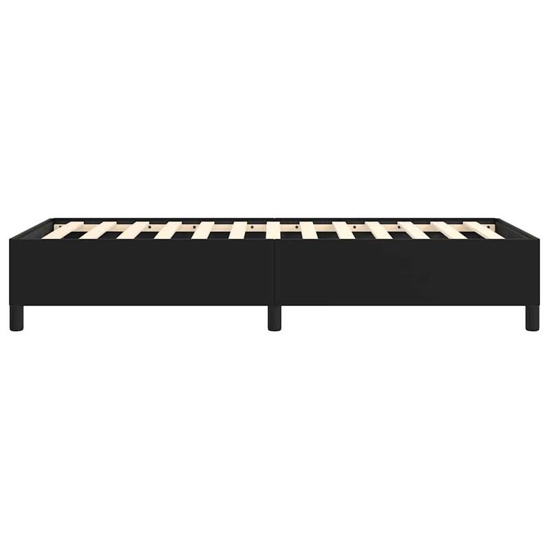 vidaXL Bed Frame, Faux Leather, No Mattress