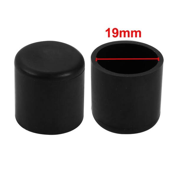 19mm Inner Diameter Chair Leg Floor Protectors Table Feet Tips Covers