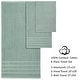 preview thumbnail 4 of 4, Feather and Stitch NY 650 GSM Premium Cotton 6 Piece Towel Set Super Absorbent Quick Dry Spa Quality