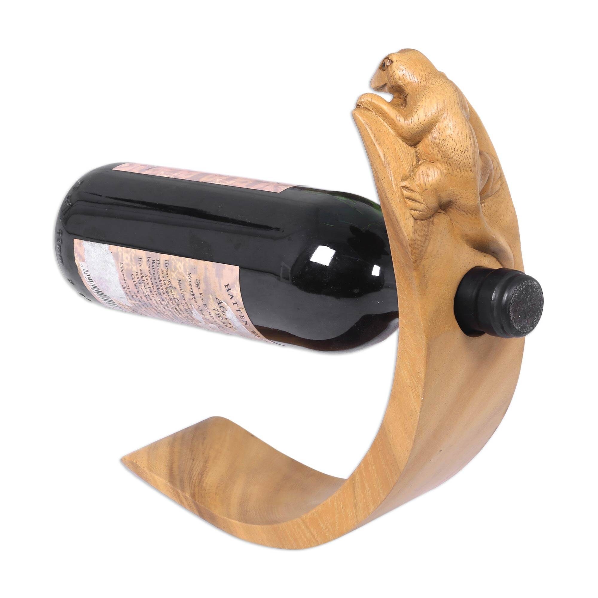 Animal wine bottle holders best sale