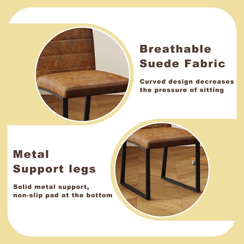 Upholstery Dining Chairs Set of 2
