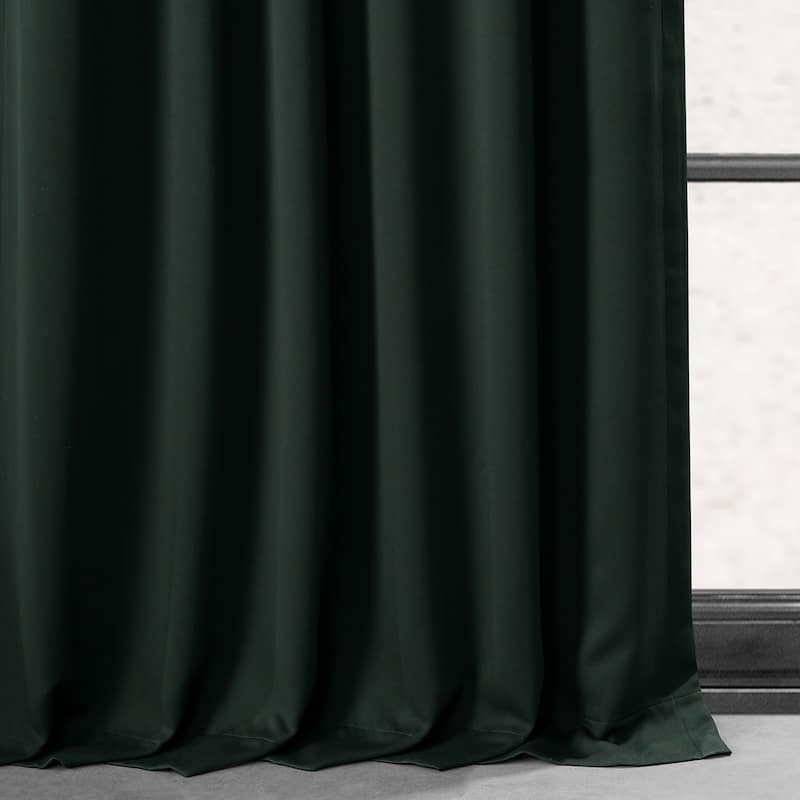 Exclusive Fabrics Room Darkening 108-inch Curtain Panel Pair