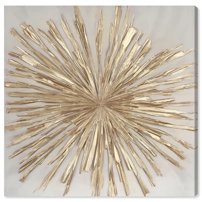 Golden Zenith Canvas by Art Remedy, Gallery Wrapped