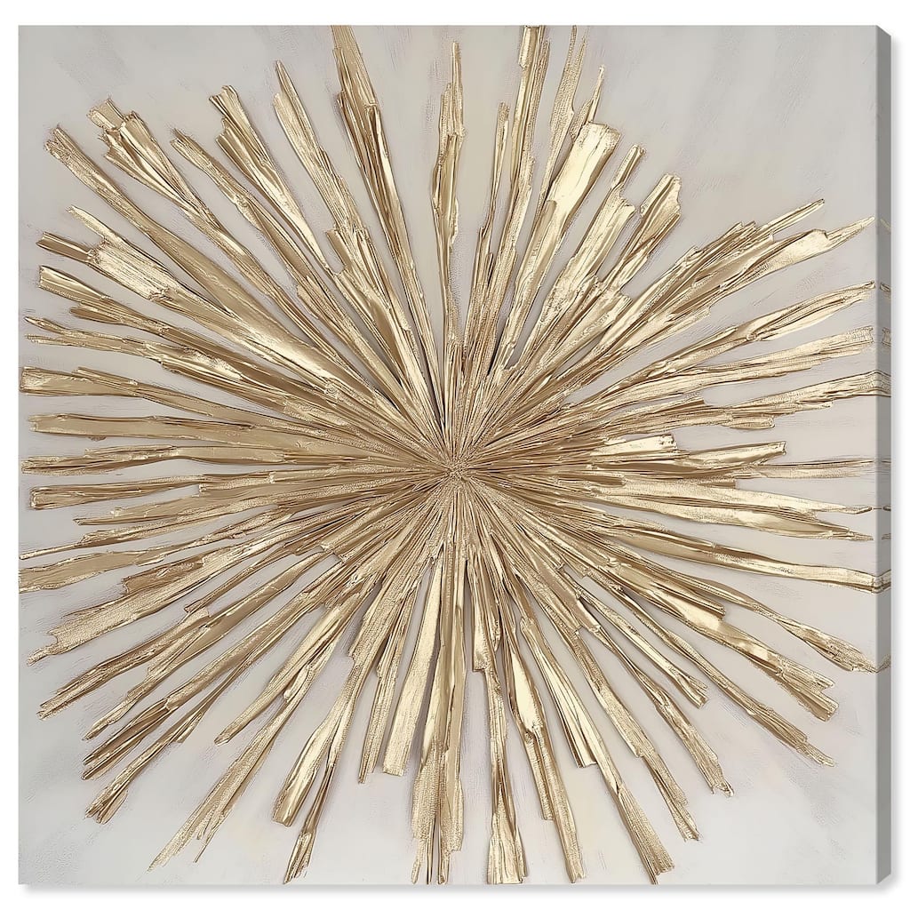 Golden Zenith Canvas by Art Remedy, Gallery Wrapped