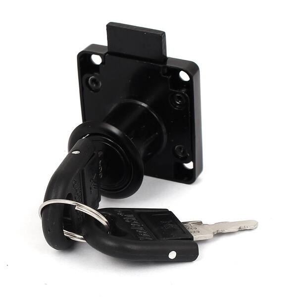 19mm Drawer Locks with Keys, 2 Pack Zinc Alloy Office Drawer Lock, Black -  On Sale - Bed Bath & Beyond - 38917553
