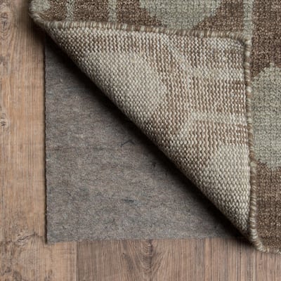 Darya Home Dual Surface Felt Reversible Non-Slip Rug Pad (0.275") - Grey